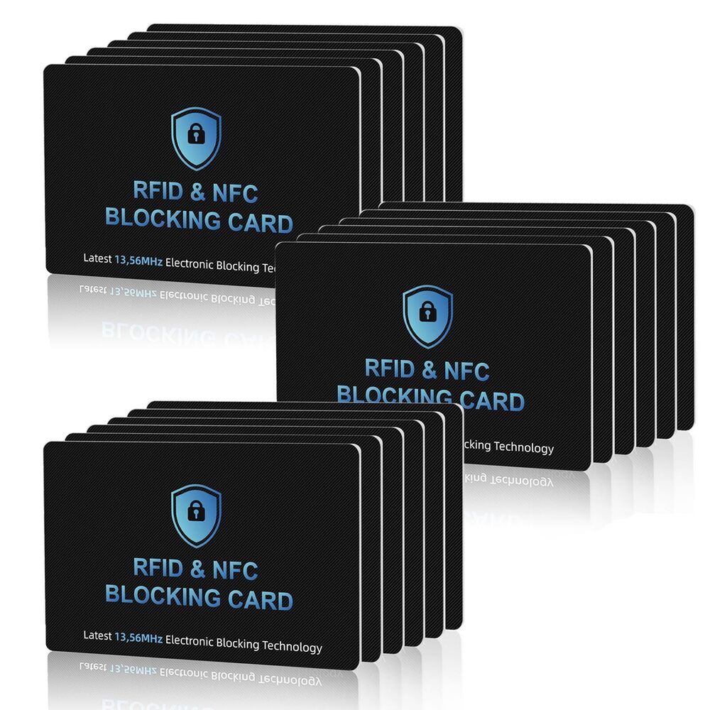 6544 RFID Blocking Card, NFC Debit Credit Card Passport Protector, Entire